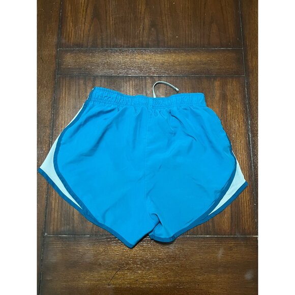 Nike Running Shorts Dri-Fit Blue White Lined Athletic Activewear Jog Workout XS - Picture 4 of 8